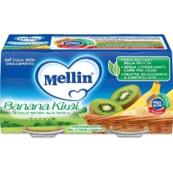 Omogeneizzato Banana Kiwi 6 vasetti da 100 Gr