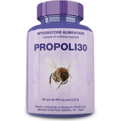 Propoli 30 - Integratore Per Il Sistema Immunitario 450 mg 60 Capsule