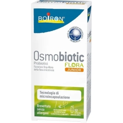 Boiron Osmobiotic Flora Junior 12 Sticks - Integratore Per L'Equilibrio Della Flora Intestinale
