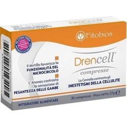 Drencell 30 compresse - Integratore drenante per la cellulite