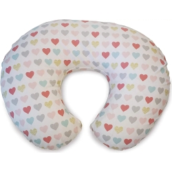 Chicco boppy - cuscino per allattamento in cotone fantasia hearts