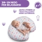 Chicco boppy - cuscino per allattamento in cotone fantasia hearts