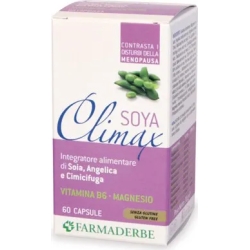 Climax Soya 60 capsule - Integratore per i disturbi della menopausa