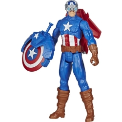 Marvel Captain America Titan Hero Blast Gear - Personaggio con accessori