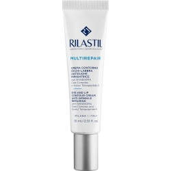 Rilastil Multirepair - Crema Contorno Occhi-Labbra Antirughe Riparatrice Nuova Formulazione 15 ml