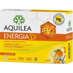 Aquileia Energia D 20 bustine - Integratore di Vitamine e Minerali