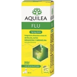 Aquilea Flu Spray Gola 20 ml - Integratore Per Il Benessere Delle Vie Respiratorie