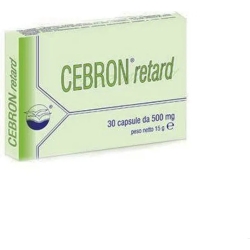 Cebron Retard - Integratore per memoria e funzioni cognitive 30 capsule da 500 mg