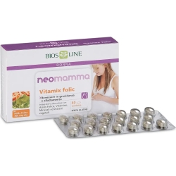 Bios Line Neomamma Vitamix Folic - Integratore per Gravidanza e Allattamento 40 tavolette