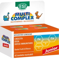 Esi Multicomplex Junior 42 Gustosi Dinosauri - Integratore Di Vitamine E Minerali