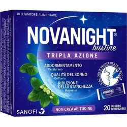 Novanight Tripla Azione 20 Bustine - Integratore per il Sonno