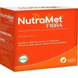 Nutramet Fibra 20 bustine - Integratore per la Flora Intestinale