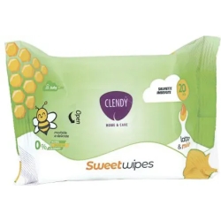 Clendy Sweet wipes lette & miele - 20 salviettine imbevute