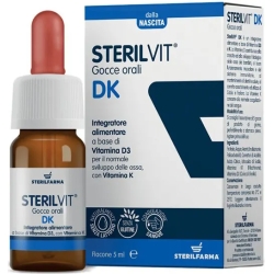 Sterilvit DK Gocce Orali 5 ml - Integratore Per Le Ossa Dei Bambini