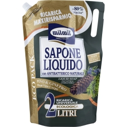Pino & Ginepro - Sapone Liquido Con Antibatterico - Ricarica Da 2 Lt