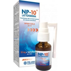 Np-10 Lattoferrina Spray Gola 30 ml - Integratore Per Il Sistema Immunitario
