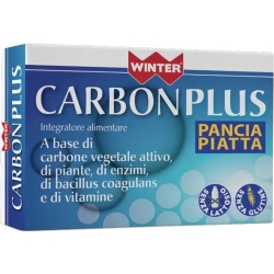 Carbon Plus Pancia piatta 30 capsule - per i Gonfiori Addominali
