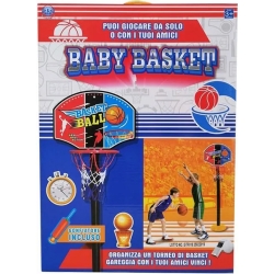 Baby basket - pallone + canestro + asta da 115 cm