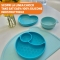 Chicco easy bowl - Ciotola in Silicone con ventosa colore Azzurro