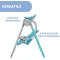 Chicco Polly Swing Up, Altalena Neonati, Fantasia Turchese