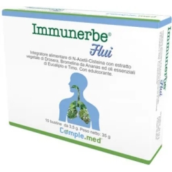 Immunerbe Flui 10 bustine - integratore per le vie respiratorie