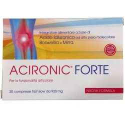 Acironic Forte 20 compresse - Integratore per le Articolazioni