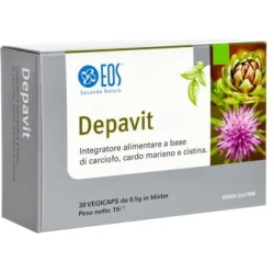 Depavit 30 capsule 500 mg - integratore per la funzione epatica