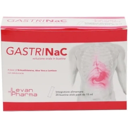 Gastrinac 20 Stick da 15 ml - Integratore per l'acidità gastrica