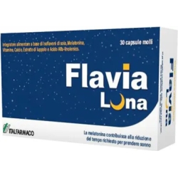 Flavia Luna 30 Capsule Molli - Integratore per il sonno