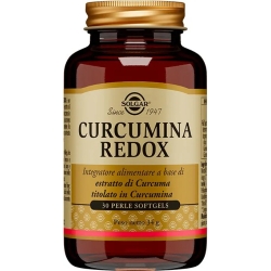 Solgar Curcumina Redox 30 perle soft-gels - Integratore antiossidante utile al cervello