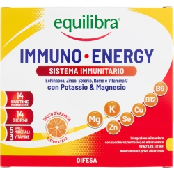 Equilibra Immuno Energy Potassio E Magnesio 14 Bustine - Integratore Immunostimolante