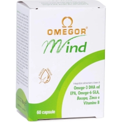 Omegor Mind 60 Capsule Molli - Integratore Per La Funzione Cerebrale