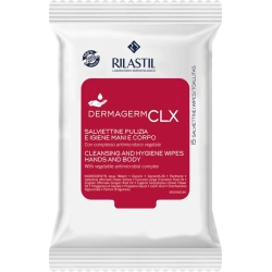 Rilastil Dermagerm Clx - 15 salviettine pulizia e igiene mani e corpo