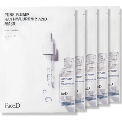 Pure Plump HA4 Acido Ialuronico - 5 Maschere Viso Idratante E Rassodante