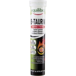 Equilibra B-Taurin 20 Compresse Effervescenti - Integratore Di Vitamine E Minerali