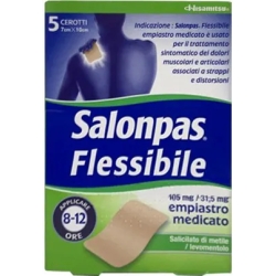 Salonpas Flessibile - 5 Empiastri Per Dolori Muscolari