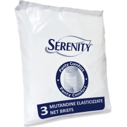 Serenity Panty Comfort - 3 Mutandine Elasticizzate Per Incontinenza Taglia S