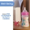 Chicco Well Being - Biberon in plastica con tettarella in silicone a flusso lento da 150 ml Rosa