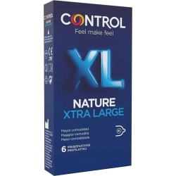 CONTROL Nature Xtra Large - 6 Profilattici misura XL