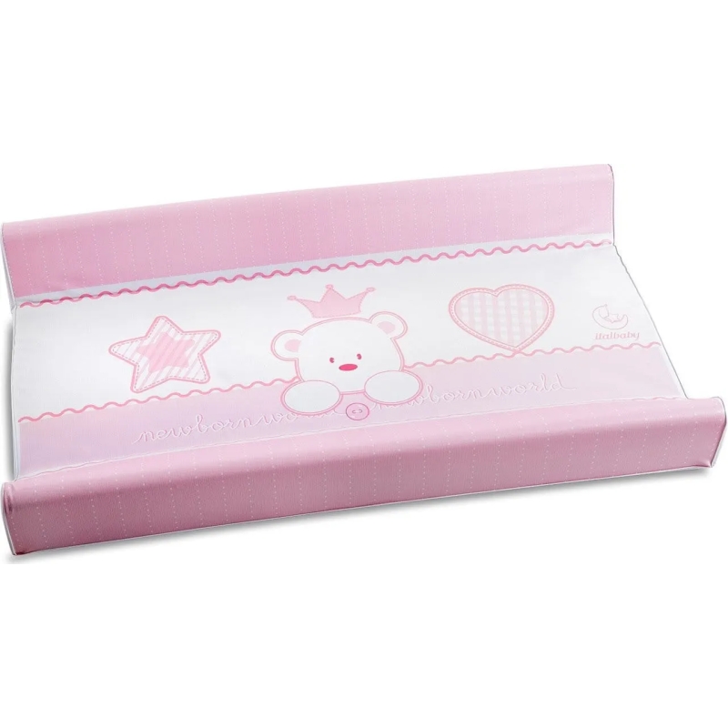 ITALBABY Baby Re - Fasciatoio a doppia sponda in PVC - Rosa