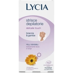 strisce depilatorie gambe e braccia pelli sensibili - 20 strisce