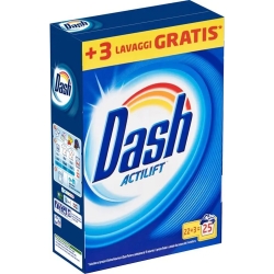 DASH Actilift - Detersivo per bucato Fustino 25 Misurini 1,6 kg