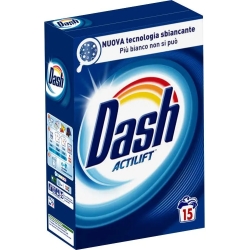DASH Actilift - Detersivo per bucato Fustino 15 Misurini 975 g