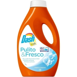DASH Simply - Detersivo Liquido per bucato 18 lavaggi 990 g Fresco Intenso