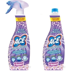 ACE Armonie floreali - Detergente per superficie capi bianchi 600 ml + ricarica