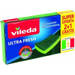 VILEDA Ultra Fresh - 3 spugne abrasive da cucina