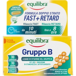 EQUILIBRA Gruppo B- Integratore di Vitamine del Gruppo B 30 compresse