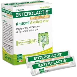 Enterolactis 12 bustine orosolubili - Integratore di fermenti lattici