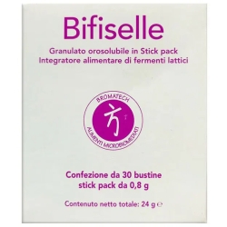 Bifiselle 30 Bustine Stick - Integratore di fermenti lattici Bromatech
