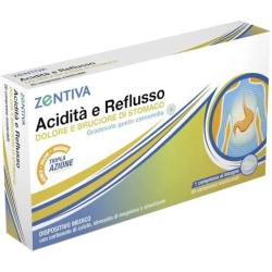 Acidità E Reflusso - Rimedio Per Dolore E Bruciore Di Stomaco 20 Compresse Masticabili